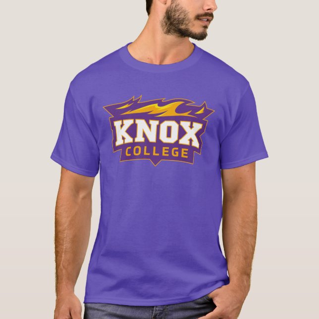 Knox College Prairie Fire Athletic Logo T-Shirt (Front)