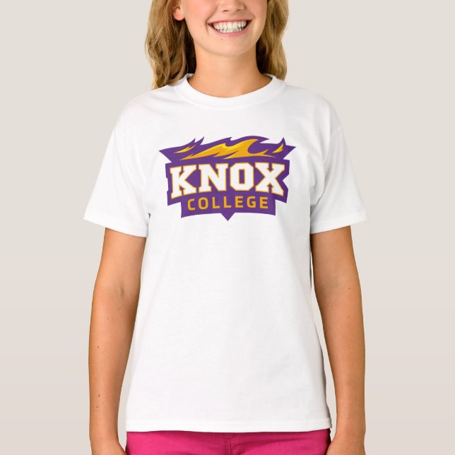 Knox College Prairie Fire Athletic Logo T-Shirt (Front)