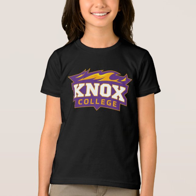 Knox College Prairie Fire Athletic Logo Tri-Blend Shirt (Front)