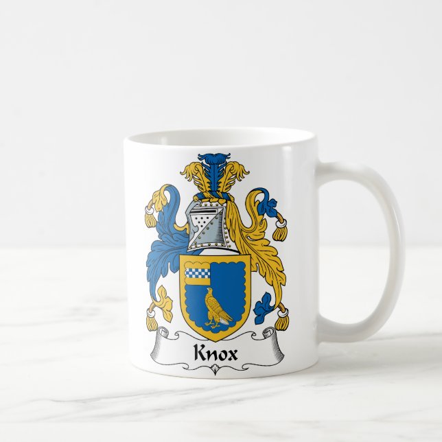 Knox Family Crest Coffee Mug (Right)