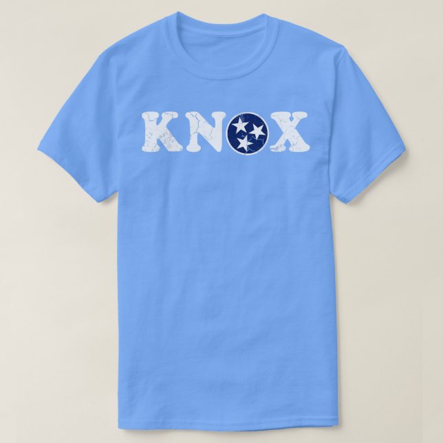 Knox Knoxville Flag Tennessee T-Shirt (Design Front)