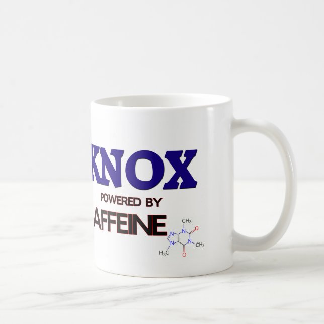 Knox powered by caffeine coffee mug (Right)