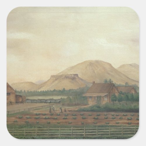 Knox Ranch Idaho Square Sticker