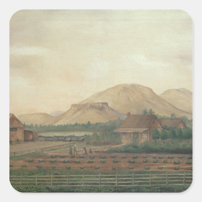 Knox Ranch, Idaho Square Sticker (Front)