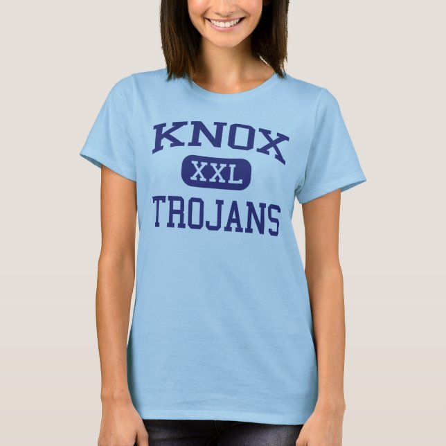 Knox Trojans Middle Salisbury North Carolina T-Shirt (Front)