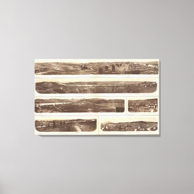 Knoxville, Chattanooga Canvas Print (Front)