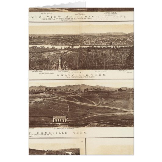 Knoxville, Chattanooga Cards (Front)