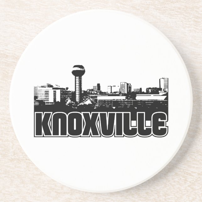 Knoxville Skyline Drink Coaster (Front)