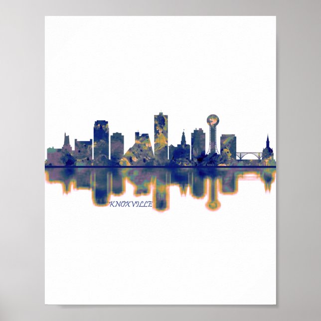 Knoxville Skyline Poster (Front)