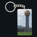 Knoxville Sunsphere Keychain<br><div class="desc">The interesting sunsphere in Knoxville, Tennessee.</div>