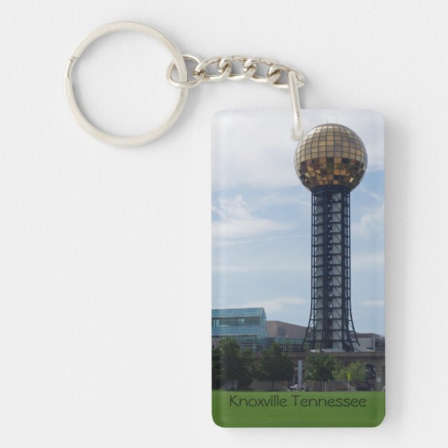 Knoxville Sunsphere Keychain (Front)