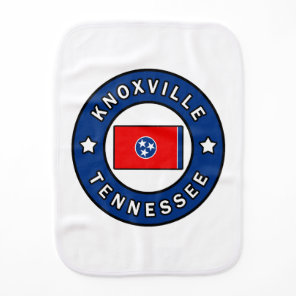 Knoxville Tennessee Baby Burp Cloth