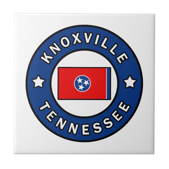 Knoxville Tennessee Ceramic Tile (Front)