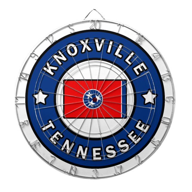 Knoxville Tennessee Dart Board (Front)