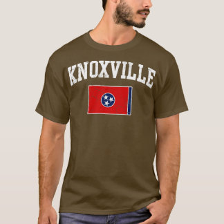 Knoxville Tennessee Flag Vintage Distressed T-Shirt