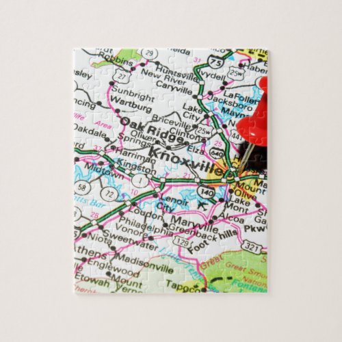 Knoxville Tennessee Jigsaw Puzzle