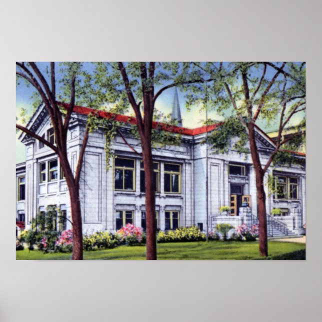 Knoxville Tennessee McGhee Library Poster (Front)