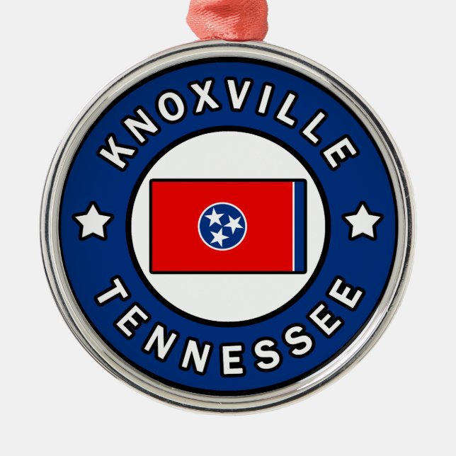 Knoxville Tennessee Metal Ornament (Front)