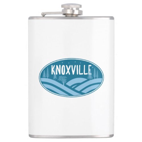 Knoxville Tennessee Outdoors Flask