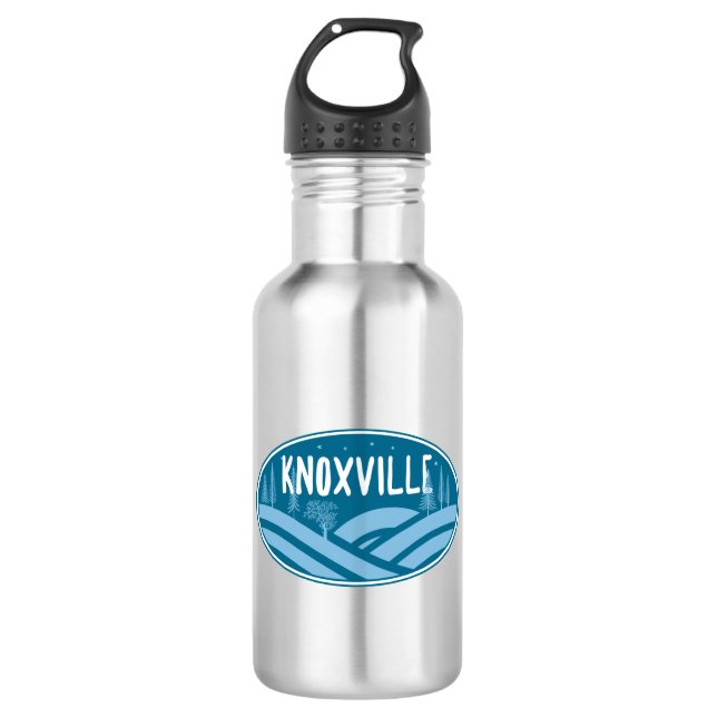 Knoxville Tennessee Outdoors Stainless Steel Water Bottle (Front)