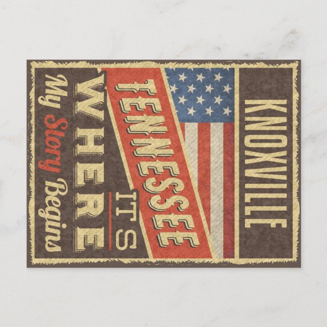 Knoxville Tennessee Postcard (Front)