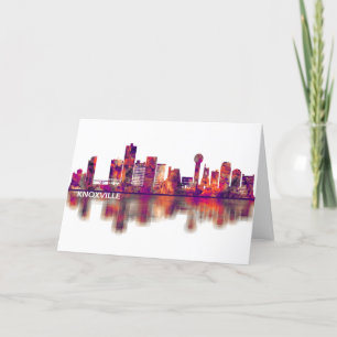 Knoxville Tennessee Skyline Holiday Card