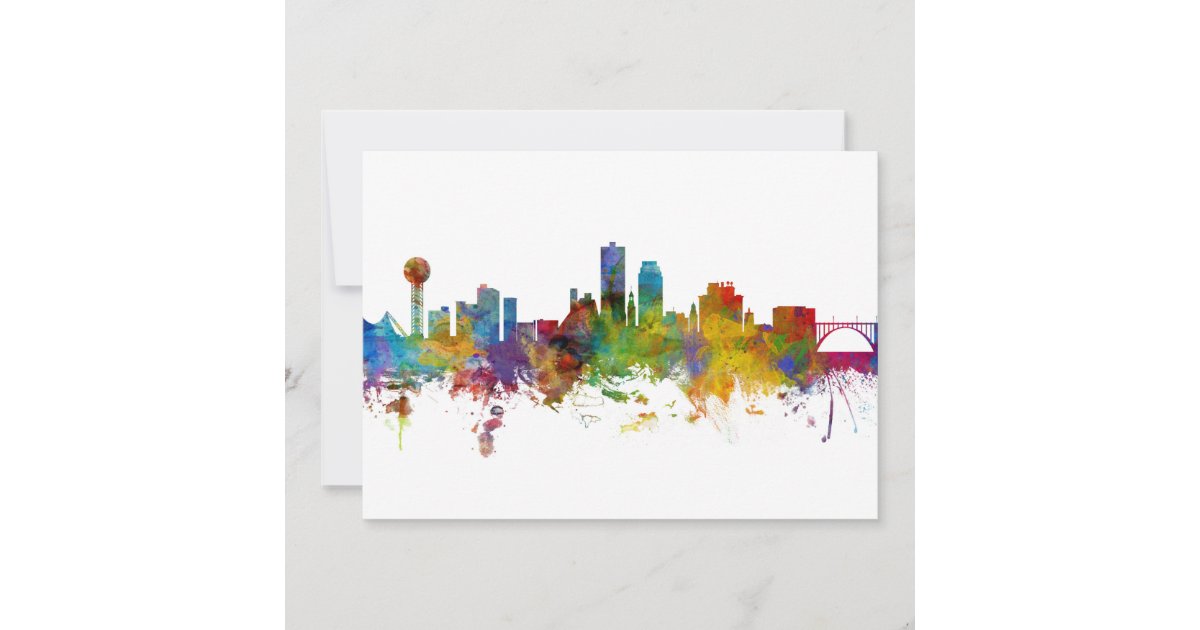 Knoxville Tennessee Skyline Invitation Zazzle