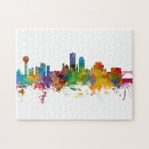 Knoxville Tennessee Skyline Jigsaw Puzzle