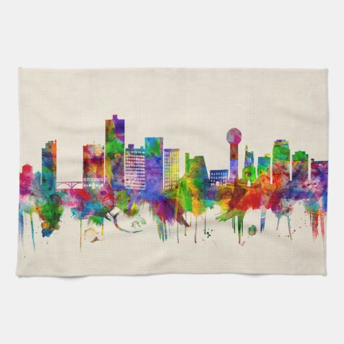 Knoxville Tennessee Skyline Kitchen Towel