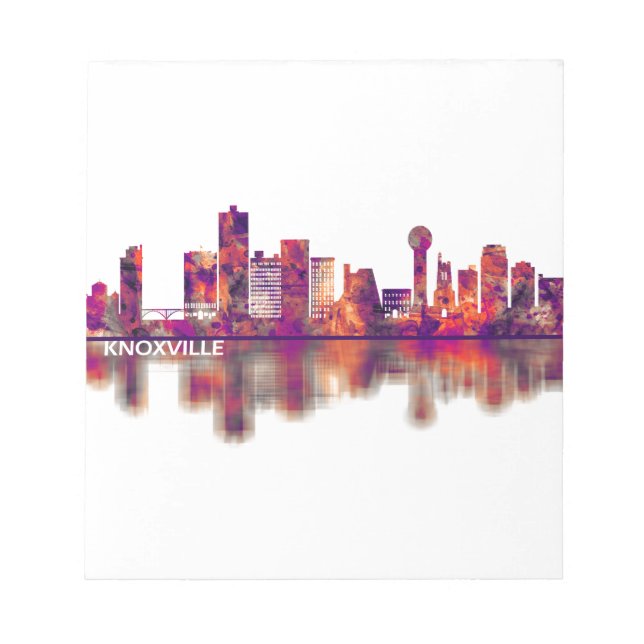 Knoxville Tennessee Skyline Notepad (Front)