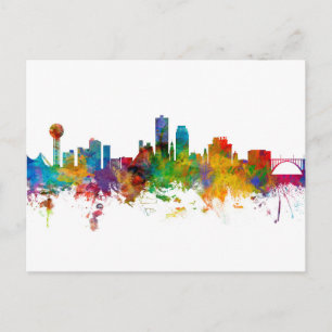 Knoxville Tennessee Skyline Postcard