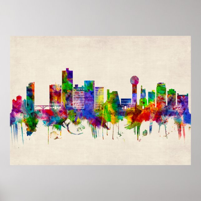 Knoxville Tennessee Skyline Poster (Front)