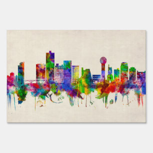 Knoxville Tennessee Skyline Sign