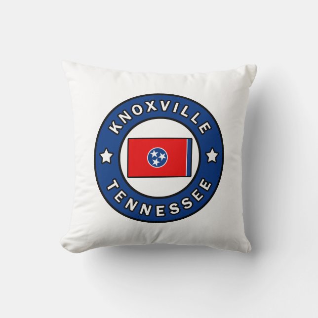 Knoxville Tennessee Throw Pillow (Front)