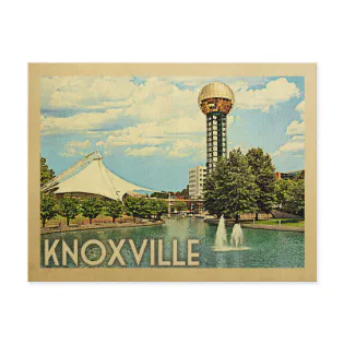 Knoxville Tennessee Vintage Travel Postcard