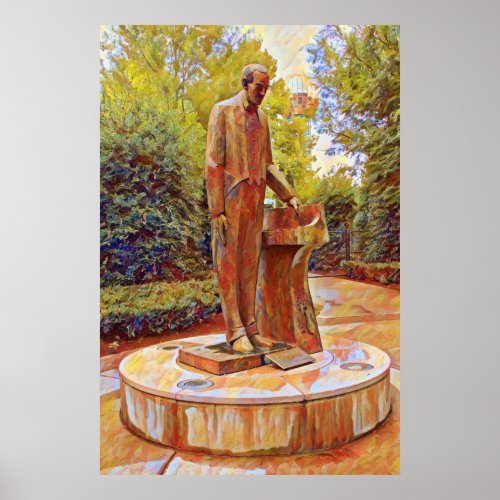 Knoxville's Sergei Rachmaninoff Statue painting