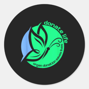 Kns Transplant Gear Uni-adults Organ Donation Awar Classic Round Sticker