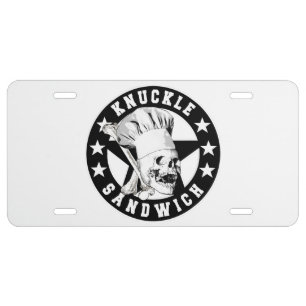 Knuckle Sandwich All Star 2 License Plate