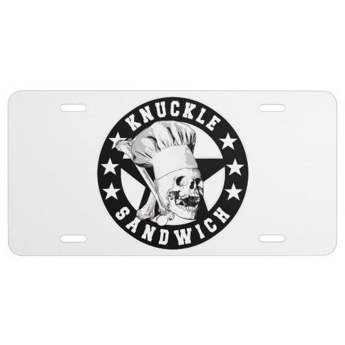 Knuckle Sandwich All Star 2 License Plate