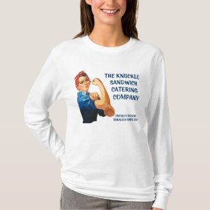 Knuckle Sandwich Rosie Long Sleeve Front T-Shirt
