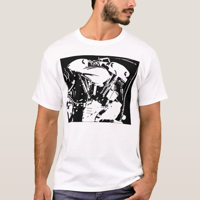 Knucklehead engine T-Shirt (Front)