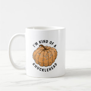 Knucklehead pumpkin coffee mug