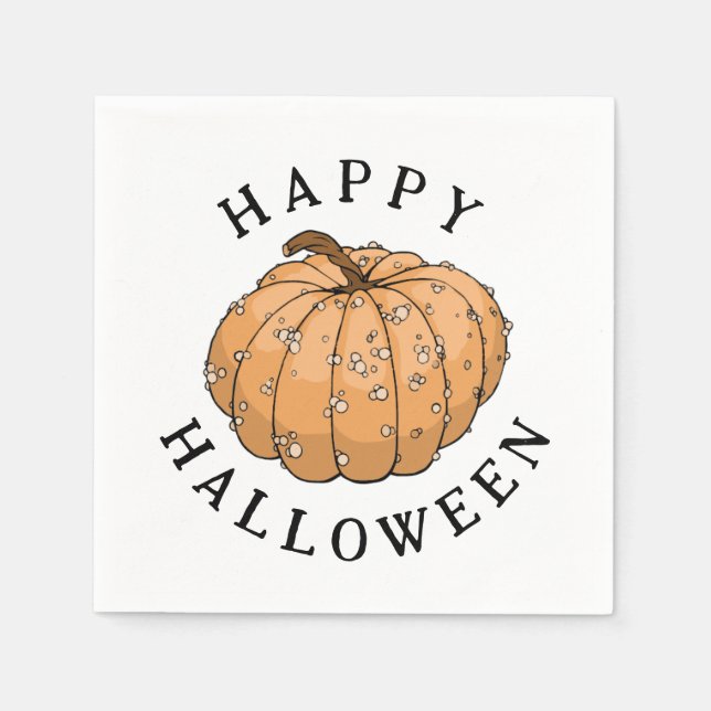Knucklehead pumpkin napkins (Front)