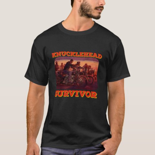 Knucklehead Survivor Harley t shirt