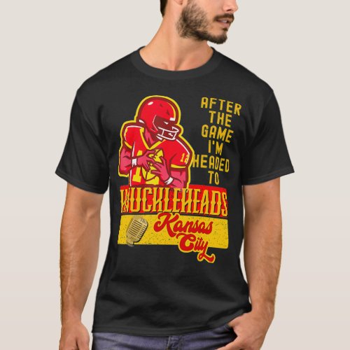 Knuckleheads Kansas City Music Retro BBQ FrontBack T_Shirt