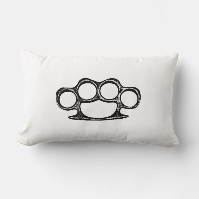 KNUCKLES TO THE HEAD PILLOW (Front)