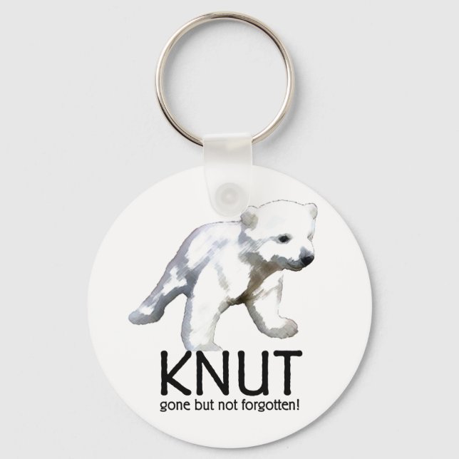 Knut Polar Bear Keychain (Front)