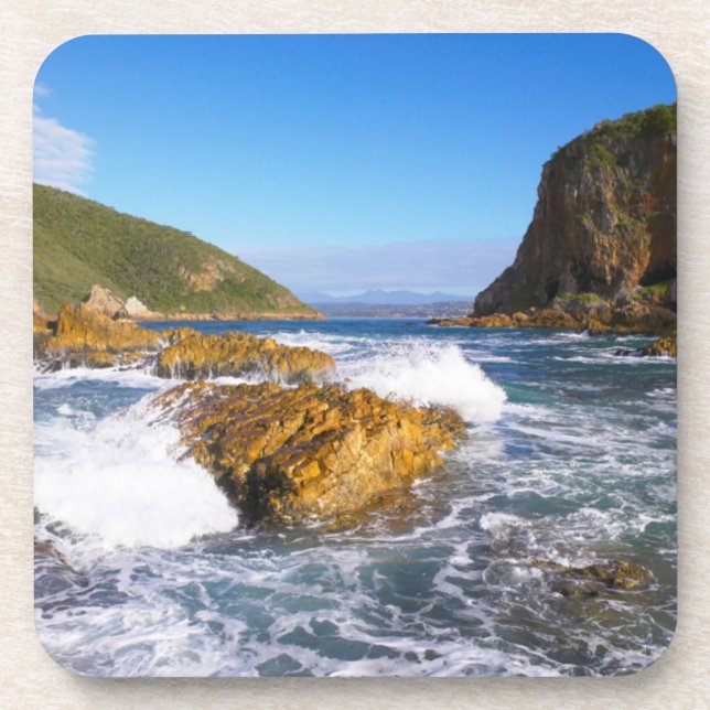 Knysna Heads, Garden Route, Western Cape Beverage Coaster (Front)