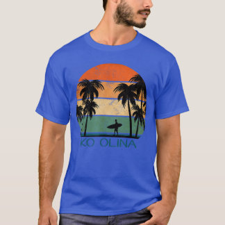 Ko Olina HI Retro Sunset Beach Summer Vacation for T-Shirt