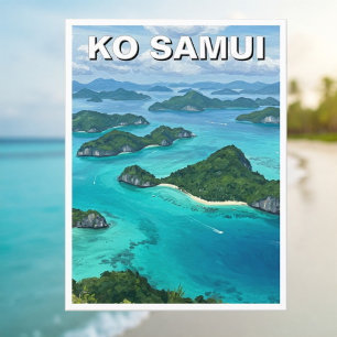 Ko Samui Ang Thong National Marine Park Postcard